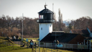 Cuxhaven Sehenswürdigkeiten Dicke Berta Leuchtturm im Winter 2022