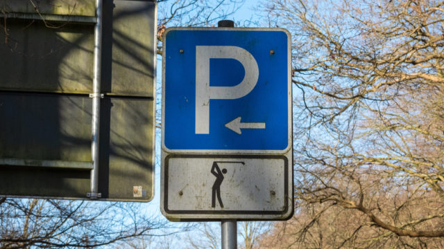 Minigolf Parkplatz