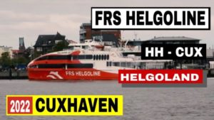 FRS Helgoline Halunder Jet legt ab mit Fahrt nach Helgoland