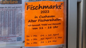 Fischmarkt Cuxhaven 2023