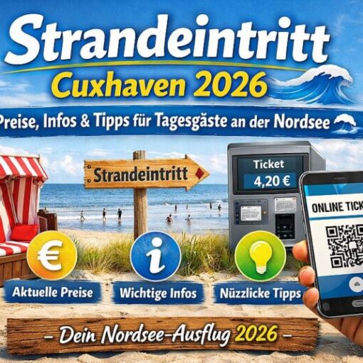 Strandeintritt Cuxhaven 2026: Preise, Infos & Tipps für Tagesgäste an der Nordsee